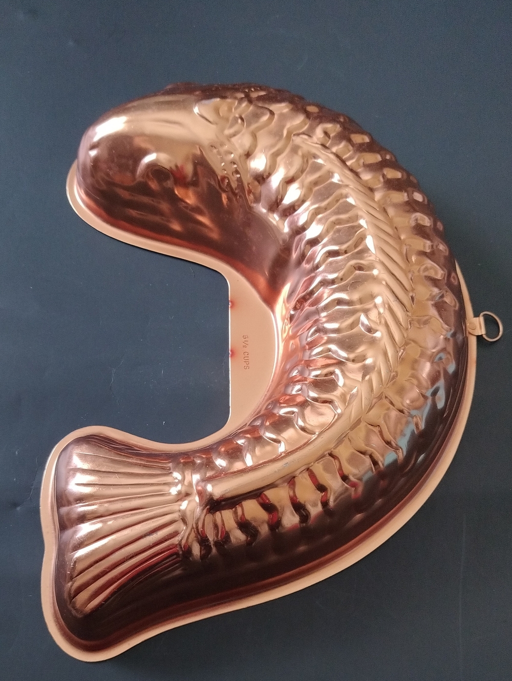 Copper Fish-Shaped Gelatin Mold - Home Accents